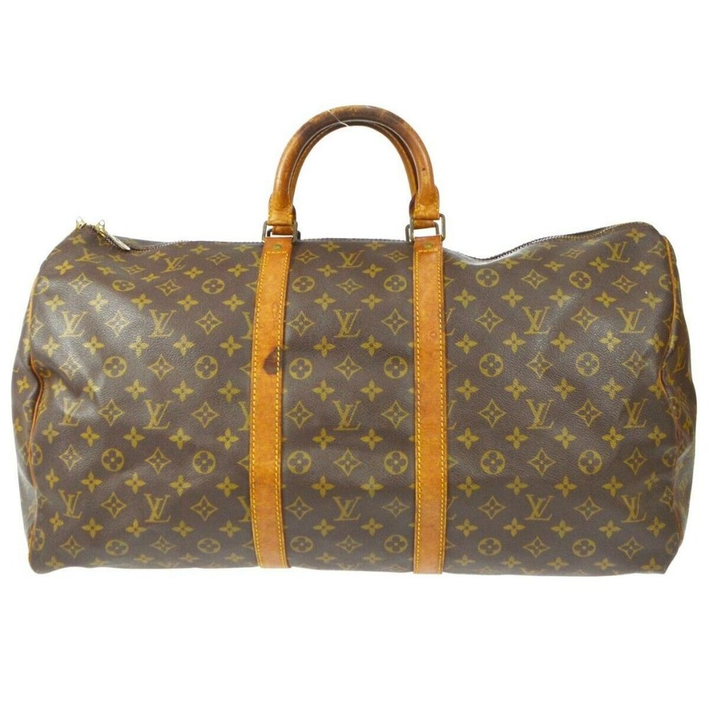 00163300# Louis Vuitton Travel Bag Keepall 55 Monogram